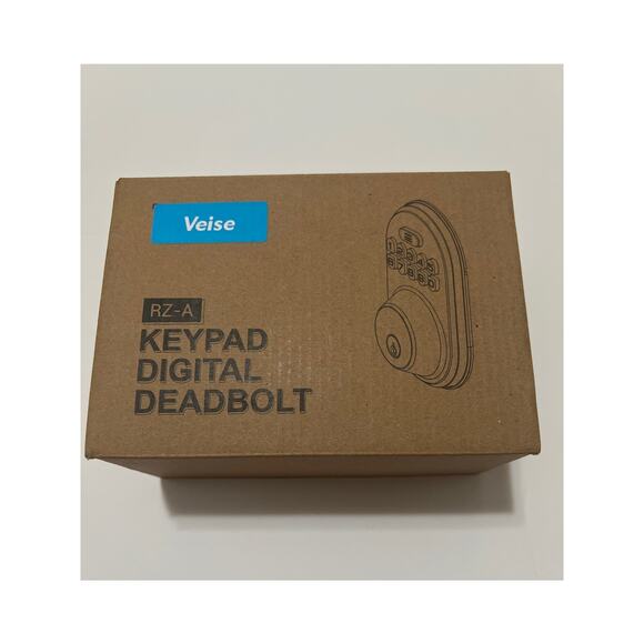 Veise RZ-A Keypad Digital Deadbolt Keyless Entry Door Lock in Satin Nickel New - Picture 6 of 9